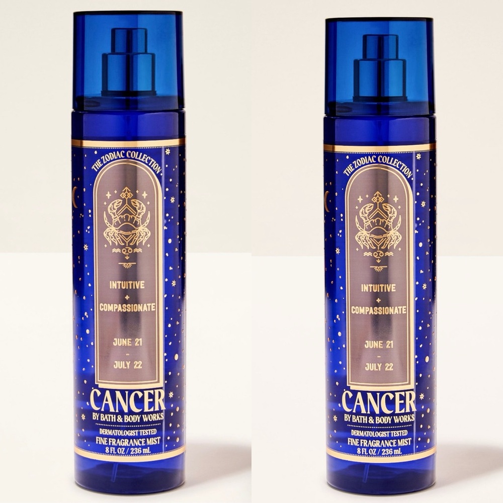 Bath & Body Works Cancer Zodiac Collection Fragrance Mist Set Of Two